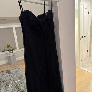 AMSALE DRESS black size 0